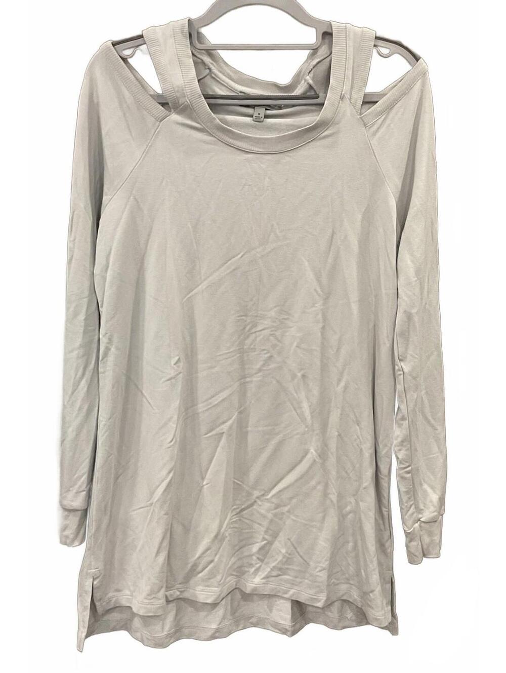 NWT Reaction Kenneth Cole Womens Long Sleeve Cold Shoulder Blouse Size M